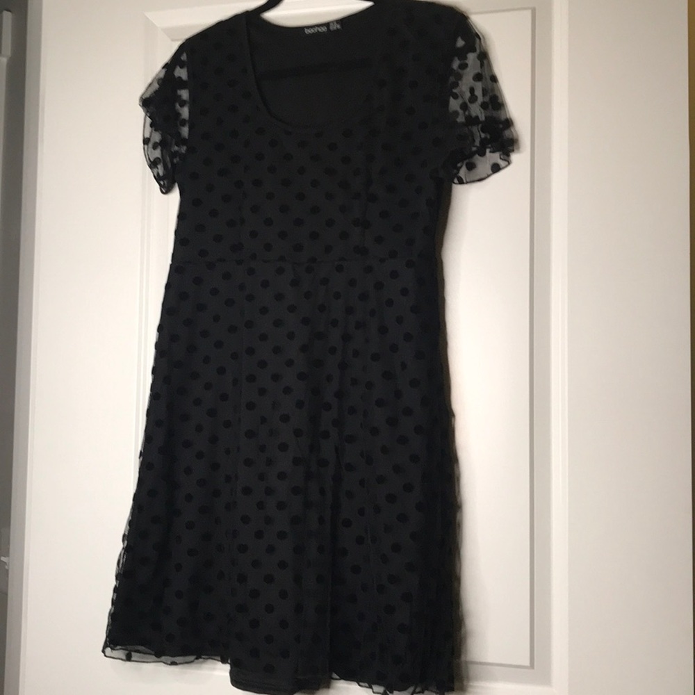 Maternity Polkadot Midi Dress from Boohoo